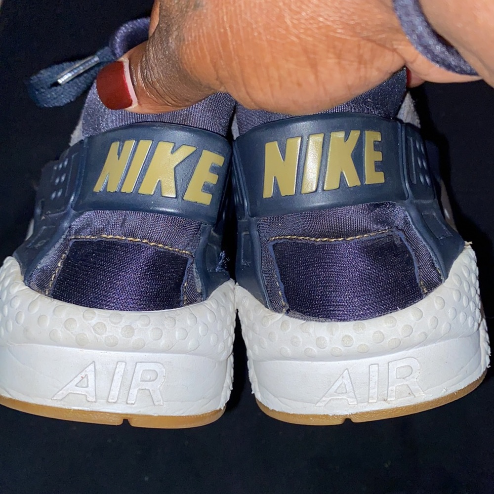 Thunder Blue/Obsidian Air Huarache Sneakers - Picture 3 of 5